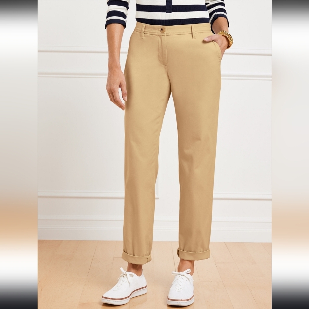 Talbots Relaxed Chino In Sand Castle, Size 10P